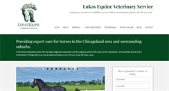 Desktop Screenshot of lukasequine.com