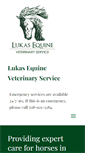 Mobile Screenshot of lukasequine.com