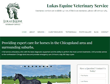 Tablet Screenshot of lukasequine.com